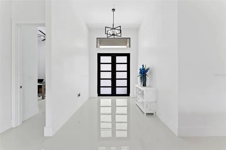Elegant entrance foyer creating a warm first impression upon arrival