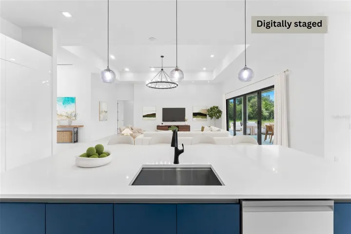 Spacious prep areas ideal for meal preparation