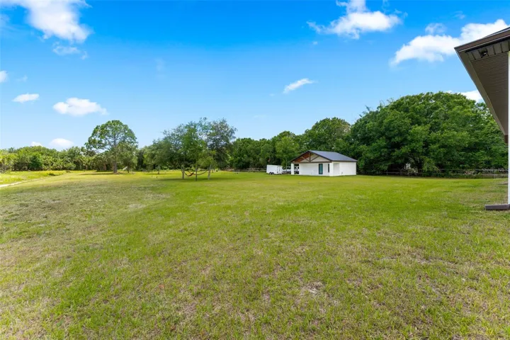 Spacious backyard perfect for relaxing or entertaining