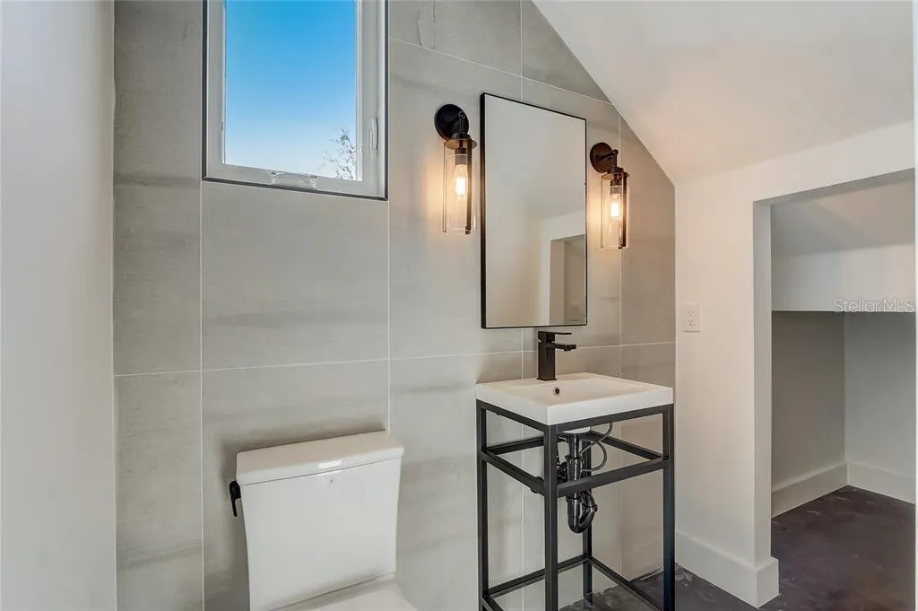 Powder room, first floor
