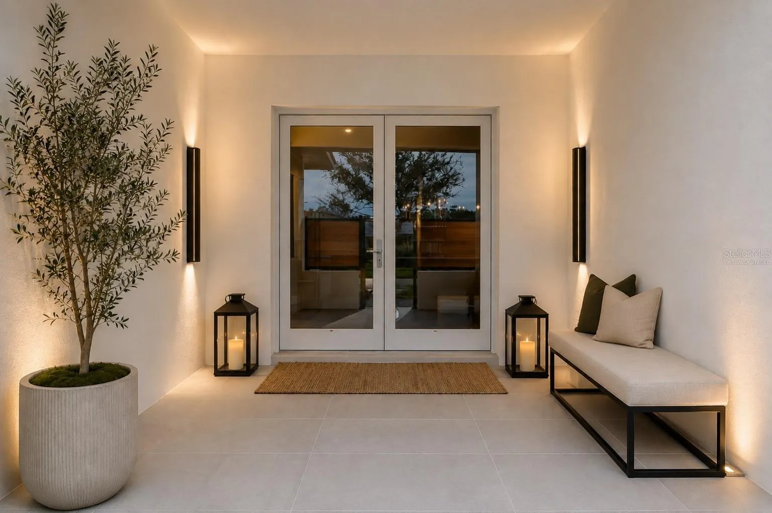 Main entrance- virtually staged