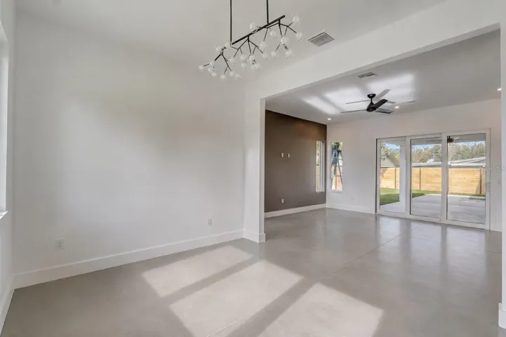 Concrete floor light, color- virtually redone