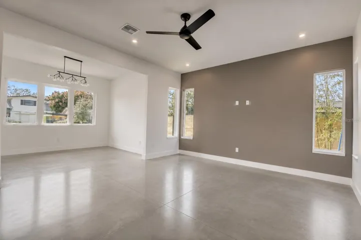 Concrete floor, light color- virtually redone