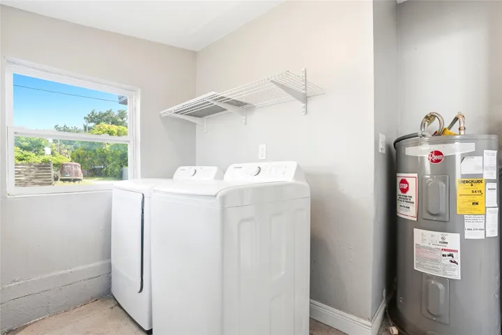 Washer and dryer