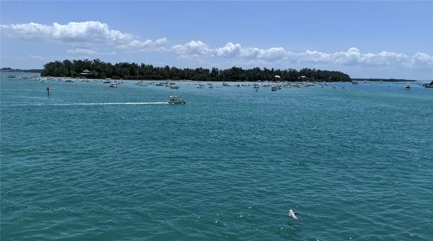 'Jewfish Key, a small island located between Anna Maria Island and Longboat Key in FL, accessible primarily by boat...known for its sandbar, shallow waters, and tranquil atmosphere, making it a popular spot for boating, swimming, and other water activities.'