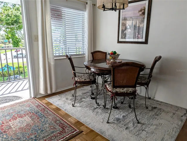 Entry and dining area