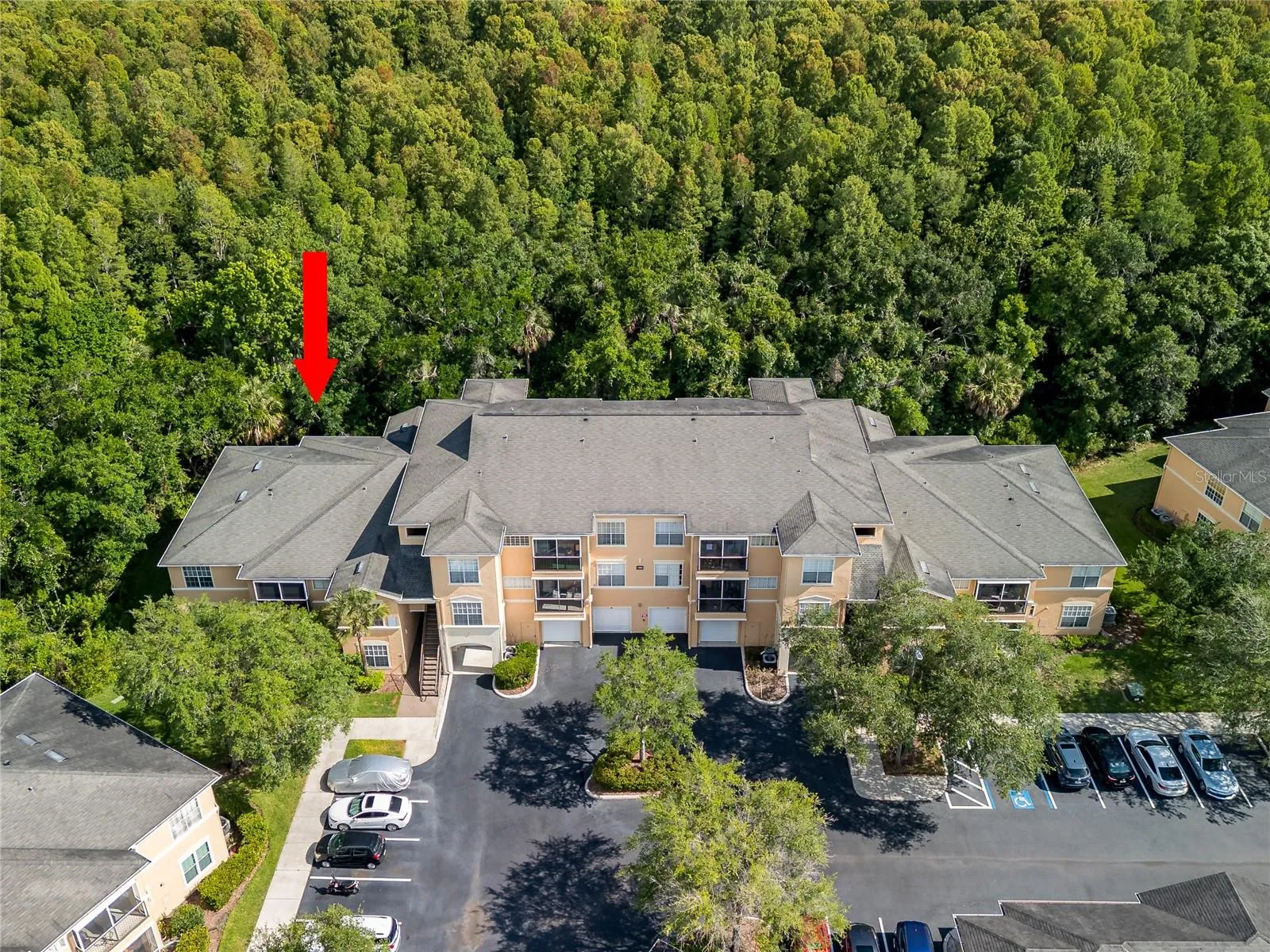 Ariel view of the condo