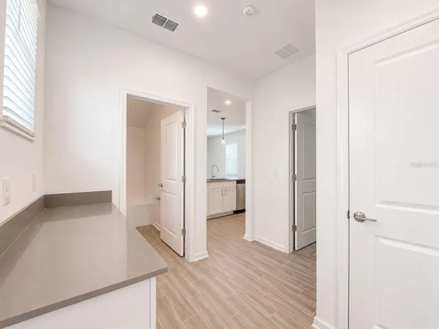 hallway to the back patio