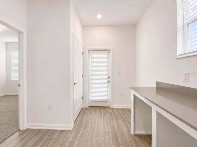 hallway to the back patio
