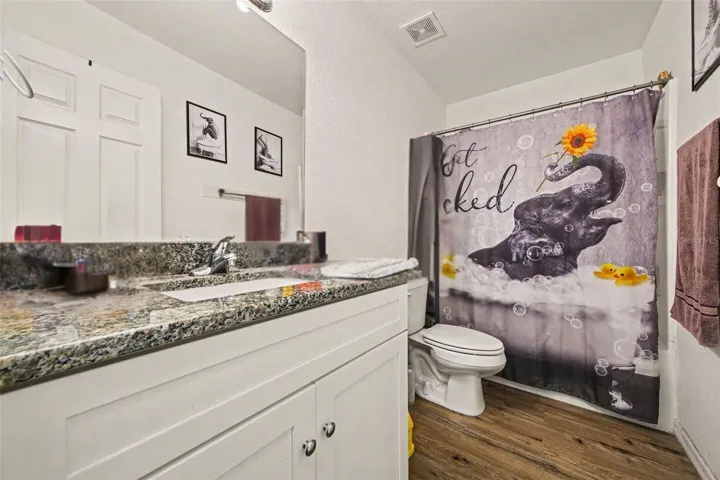 2nd/Guest Bath with plenty of counterspace :)