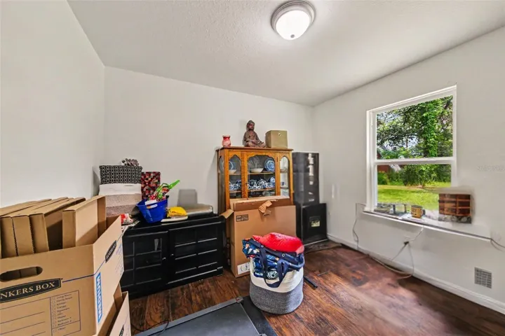 2nd Bedroom window faces oversized backyard.