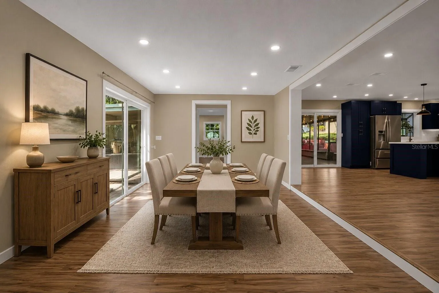 Dining room area