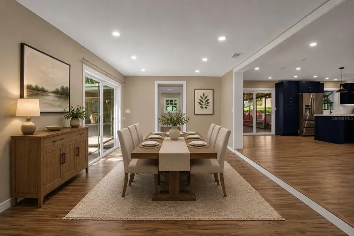 Dining room area