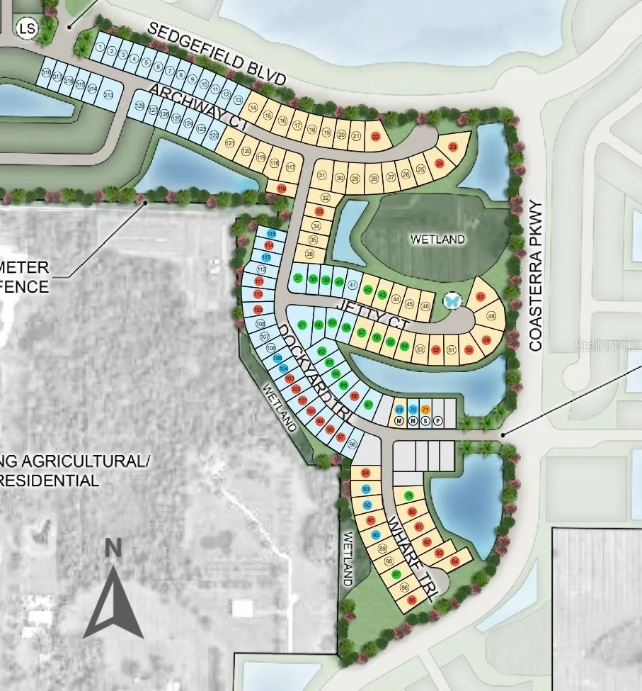 Palms at Coasterra Sitemap