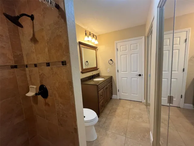Downstairs primary bathroom