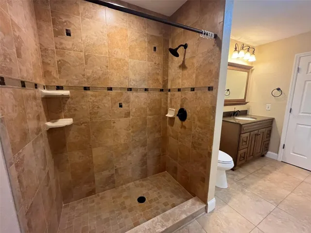 Downstairs primary bathroom