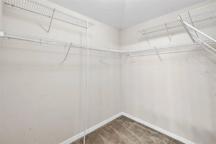 Walk in closet to the primary