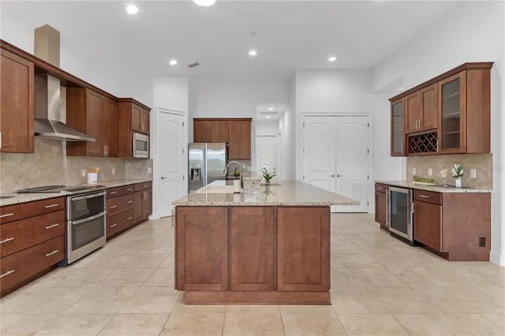 Abundant cabinetry