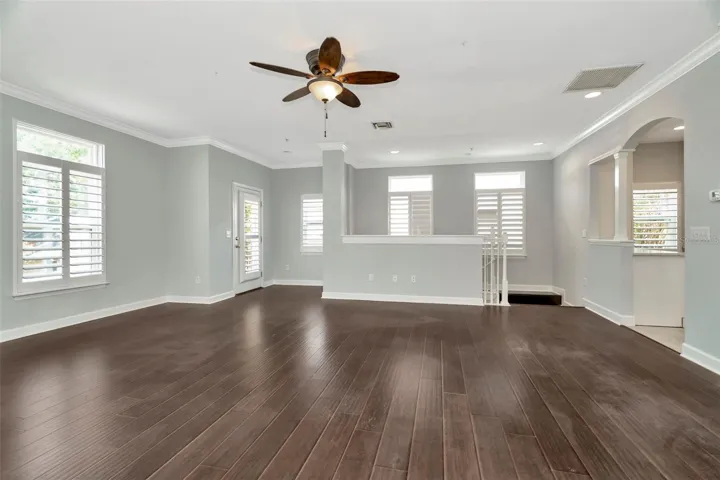Combined Living / Dining Area on Second Floor