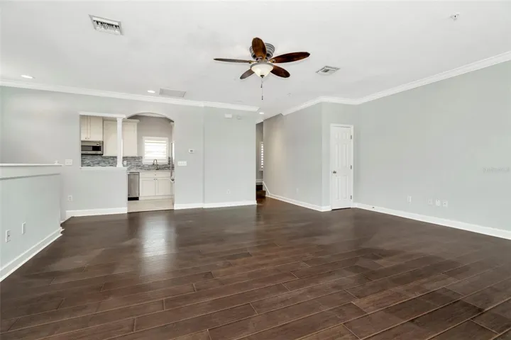 Combined Living / Dining Area on Second Floor