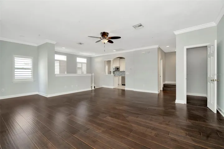 Combined Living / Dining Area on Second Floor