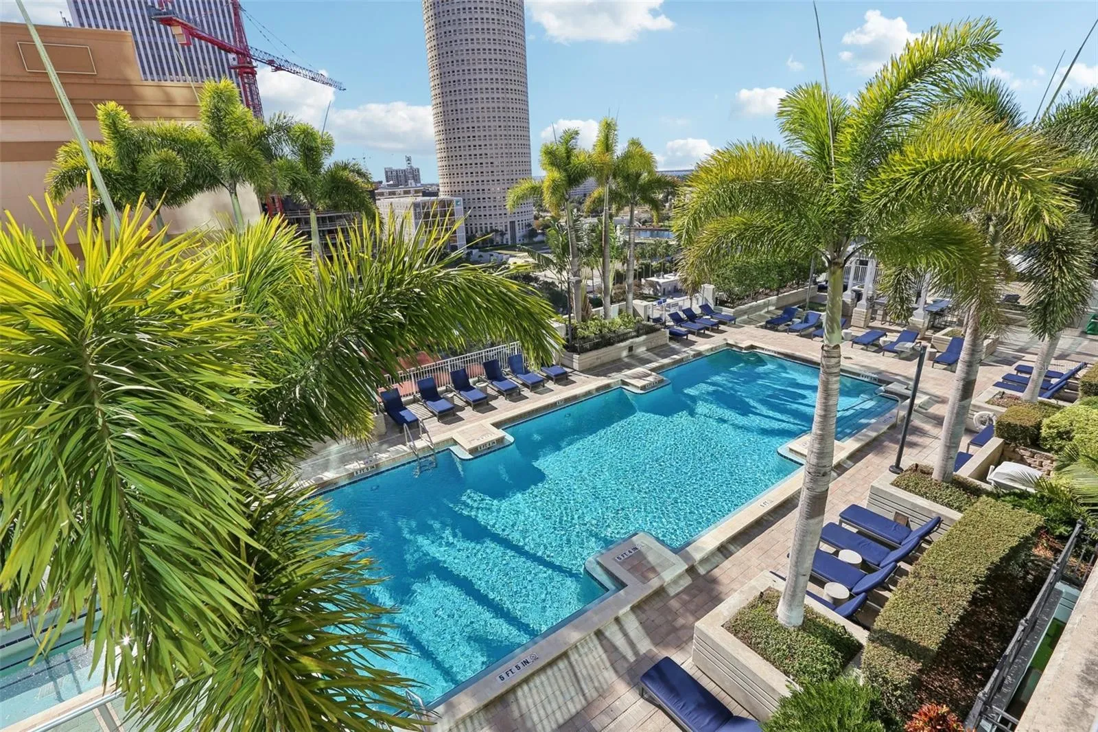 SW view of pool and river