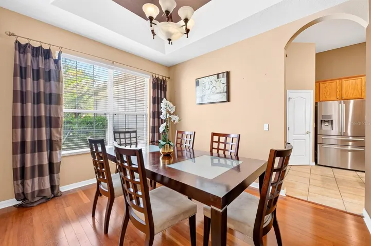 Formal dining space makes entertaining a breeze.