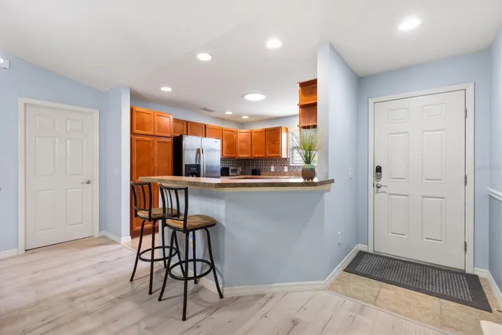 Foyer and Kitchen