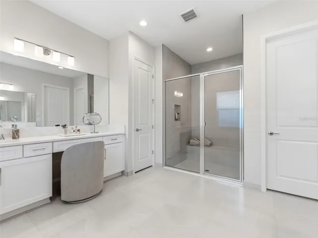 Oversized Primary Bathroom With Dual Counter Space