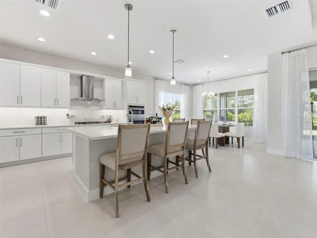 Recessed Lighting, Pendant Lights, Chimney Hood, Gas Cooktop  and More!