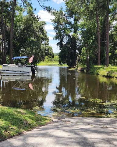 Private community boat ramp