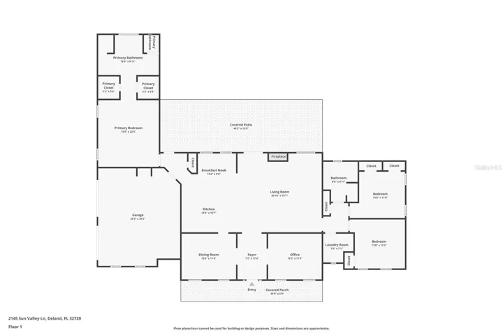 FLOOR PLAN W/APPROX MEASUREMENTS