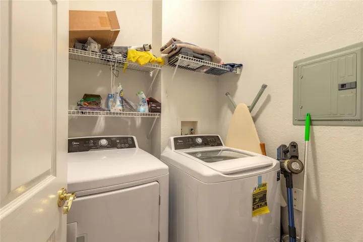 Inside laundry room