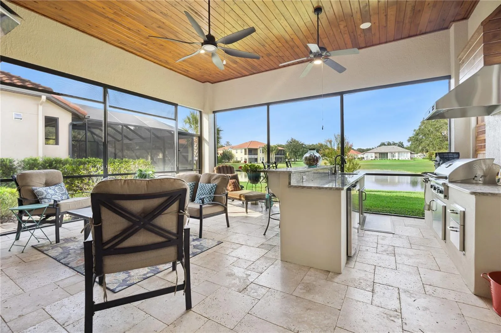 Extended living & entertainment space.
