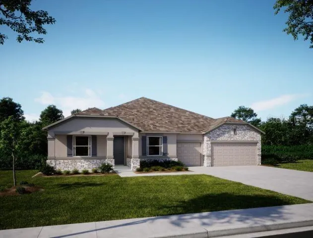 Artist Rendering- Model home - actual features may vary.