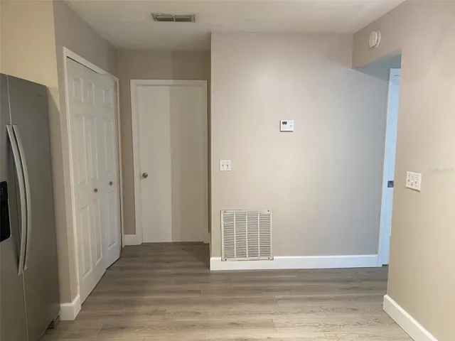 Laundry and door to the one car garage.