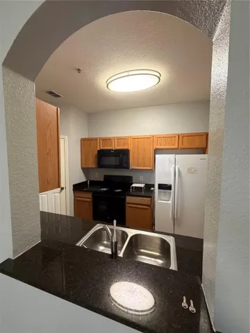 Kitchen view from living area