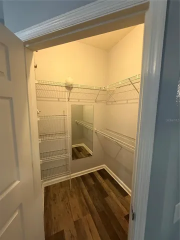 Primary walk in closet