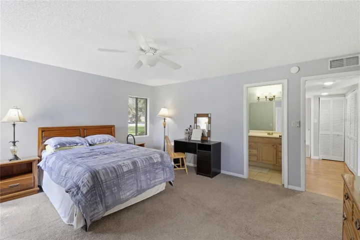 Master bedroom with en suite bathroom