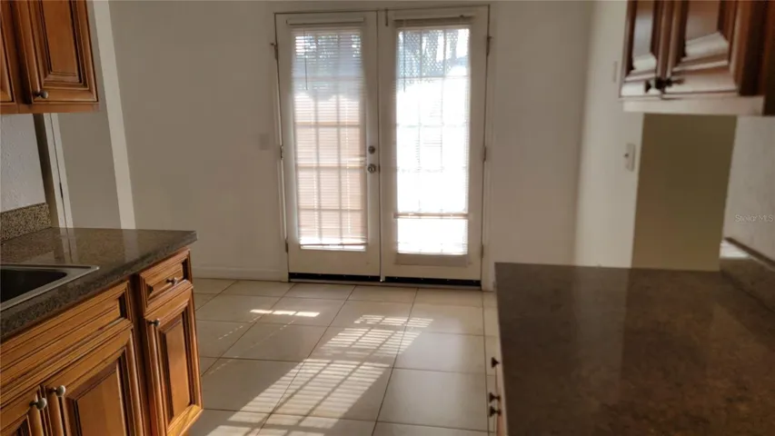 Kitchen with eat in area