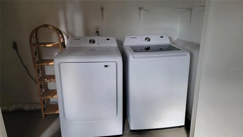 Washer and dryer