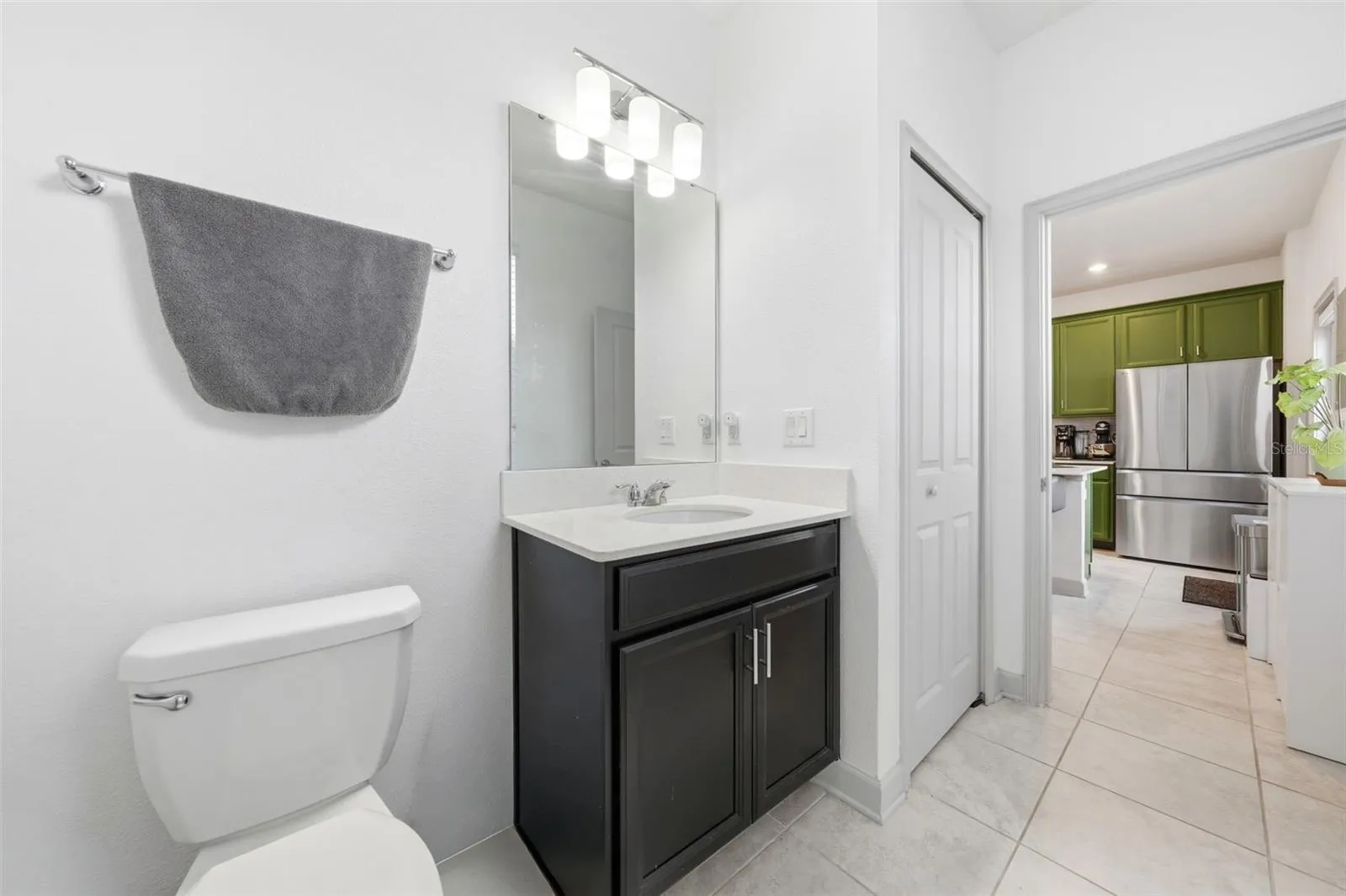 Downstairs half bath