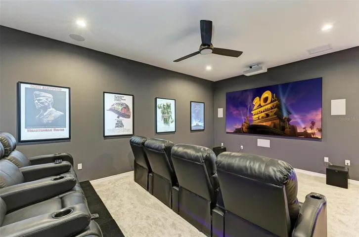 8 seat Movie theatre