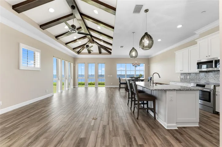 Great room with unobstructed views
