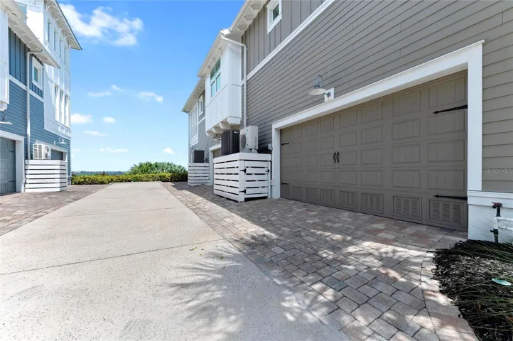 Out view of garage and Anna Maria Sound