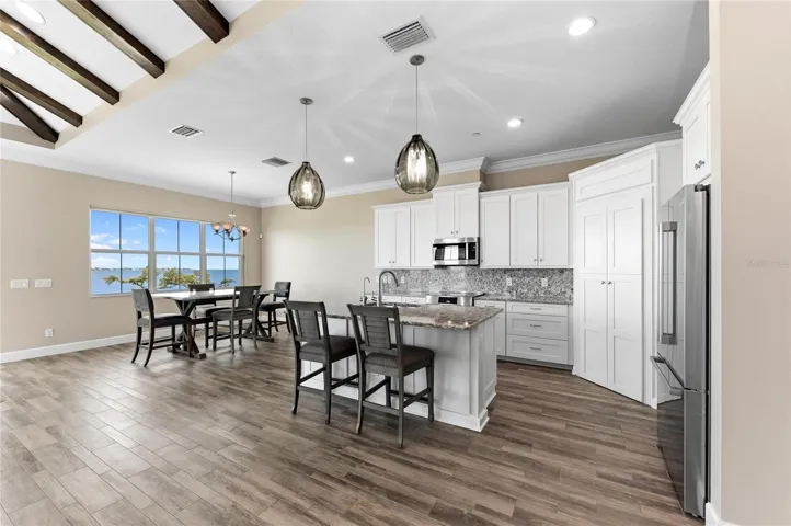Gourmet Kichen and Dining room