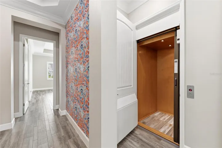 Private Elevator to garage