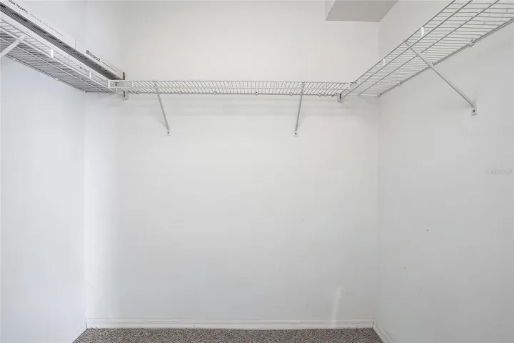 walk in closet-master bedroom