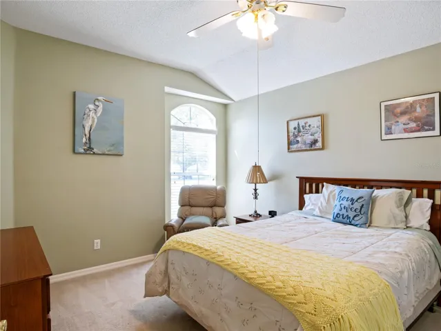 Guest bedroom in front of home.