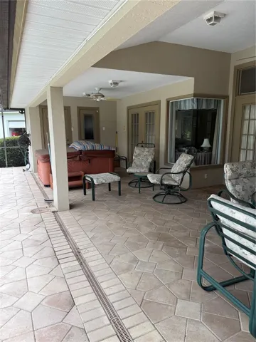 Covered patio